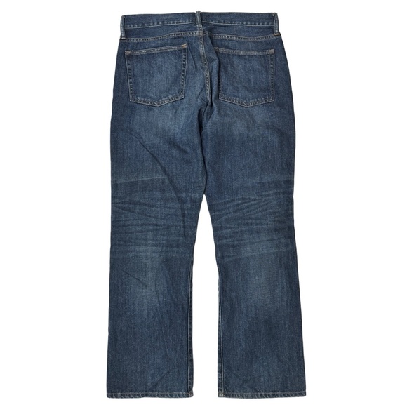 {GAP} "Standard" Mens Dark Blue 33x30 Relaxed Straight Leg Denim Jeans - Picture 2 of 8
